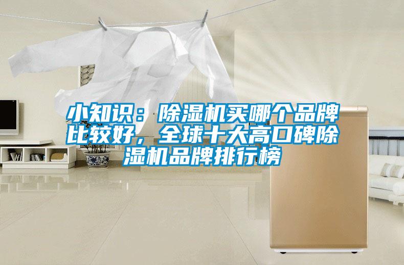 小知識：除濕機買(mǎi)哪個(gè)品牌比較好，全球十大高口碑除濕機品牌排行榜