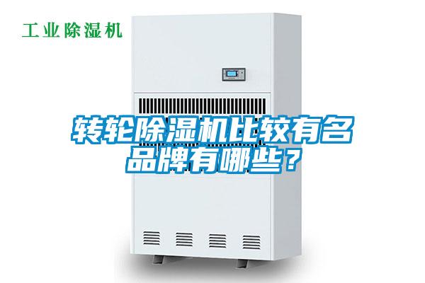 轉輪除濕機比較有名品牌有哪些？