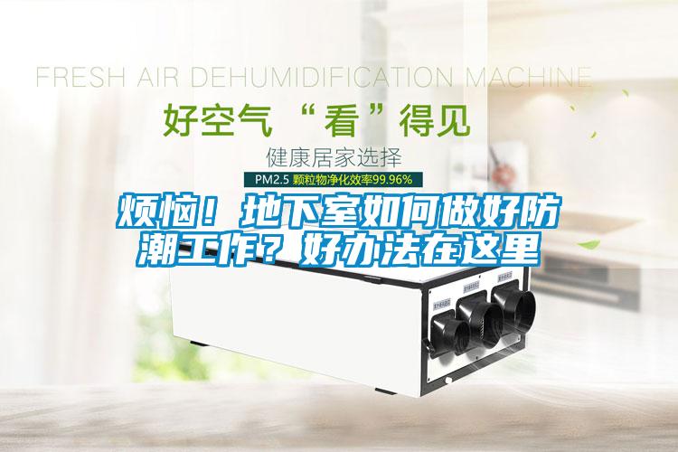 煩惱！地下室如何做好防潮工作？好辦法在這里