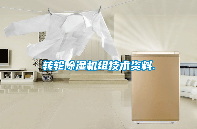 轉輪除濕機組技術(shù)資料.