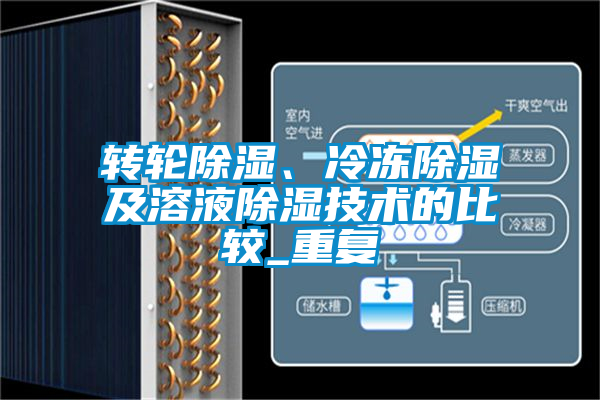 轉輪除濕、冷凍除濕及溶液除濕技術(shù)的比較_重復