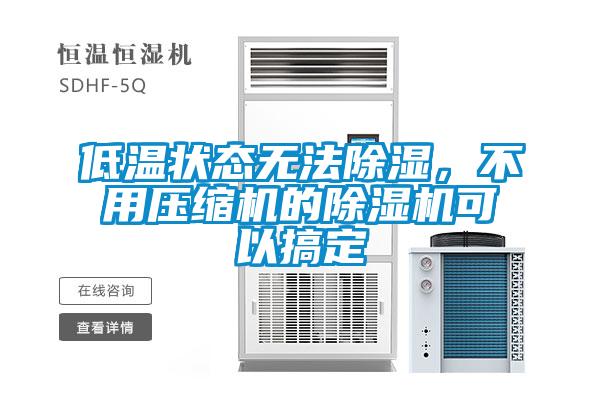 低溫狀態(tài)無(wú)法除濕，不用壓縮機的除濕機可以搞定
