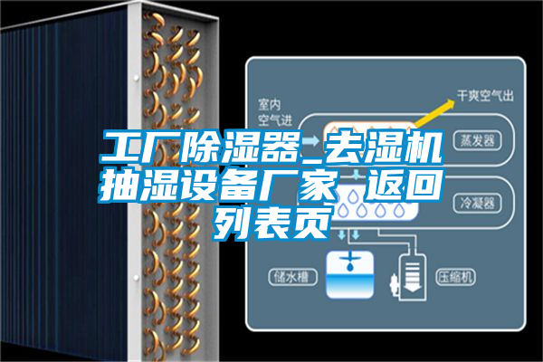 工廠(chǎng)除濕器_去濕機抽濕設備廠(chǎng)家 返回列表頁(yè)