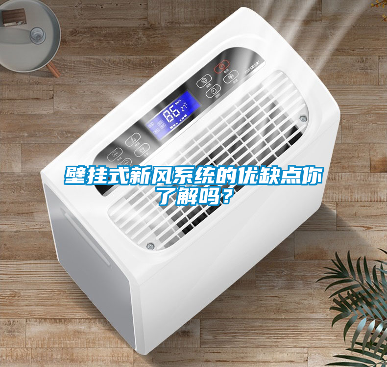 壁掛式新風(fēng)系統的優(yōu)缺點(diǎn)你了解嗎？