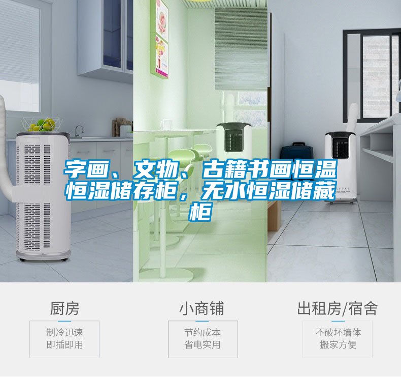 字畫(huà)、文物、古籍書(shū)畫(huà)恒溫恒濕儲存柜，無(wú)水恒濕儲藏柜