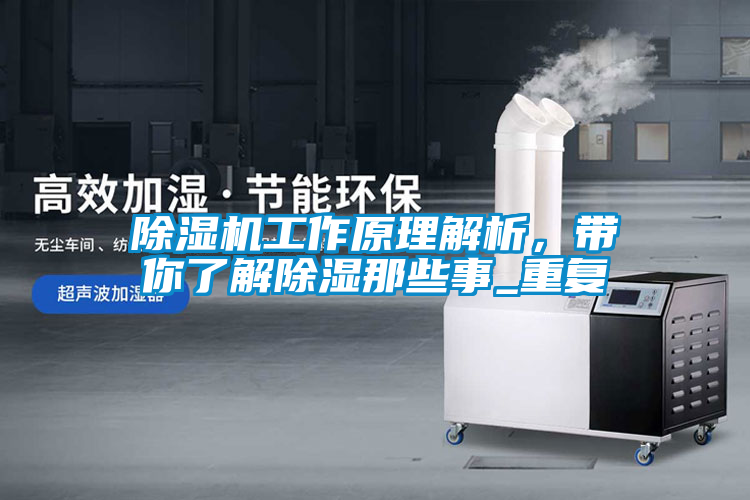 除濕機工作原理解析，帶你了解除濕那些事_重復