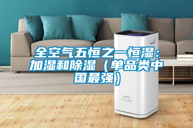 全空氣五恒之一恒濕：加濕和除濕（單品類(lèi)中國最強）