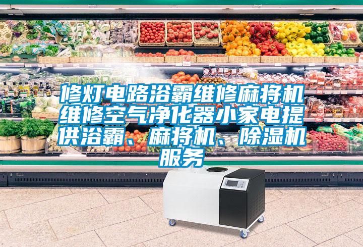 修燈電路浴霸維修麻將機維修空氣凈化器小家電提供浴霸、麻將機、除濕機服務(wù)