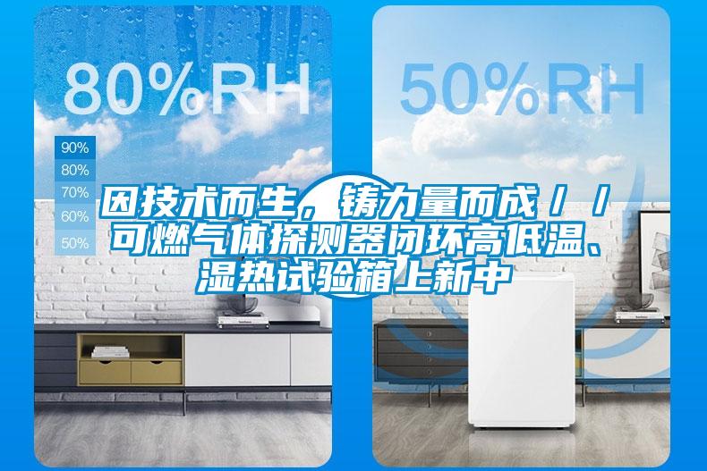 因技術(shù)而生，鑄力量而成／／可燃氣體探測器閉環(huán)高低溫、濕熱試驗箱上新中