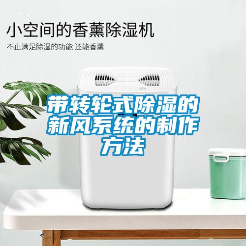 帶轉輪式除濕的新風(fēng)系統的制作方法