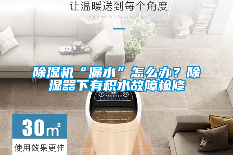 除濕機“漏水”怎么辦？除濕器下有積水故障檢修