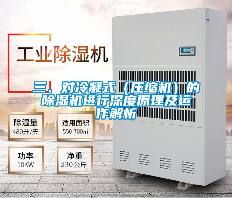 三、對冷凝式（壓縮機）的除濕機進(jìn)行深度原理及運作解析