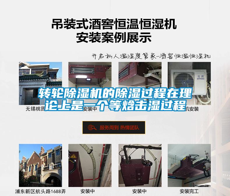 轉輪除濕機的除濕過(guò)程在理論上是一個(gè)等焓擊濕過(guò)程