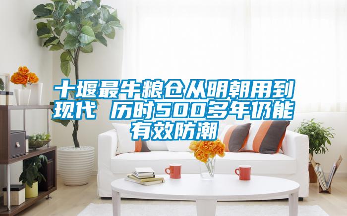 十堰最牛糧倉從明朝用到現代 歷時(shí)500多年仍能有效防潮