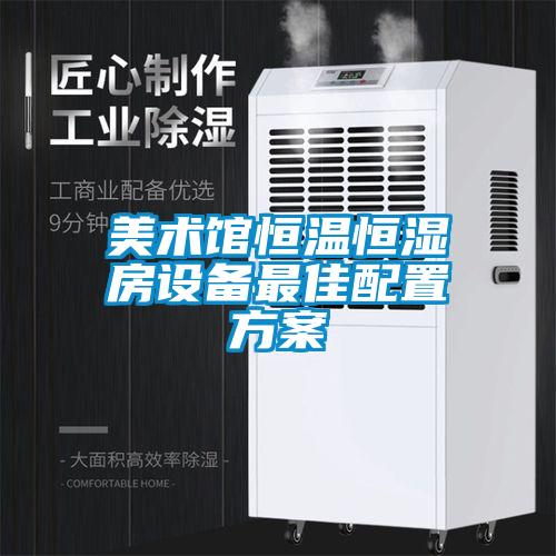 美術(shù)館恒溫恒濕房設備最佳配置方案