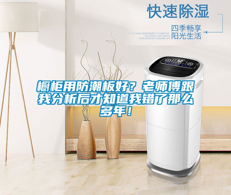 櫥柜用防潮板好？老師傅跟我分析后才知道我錯了那么多年！
