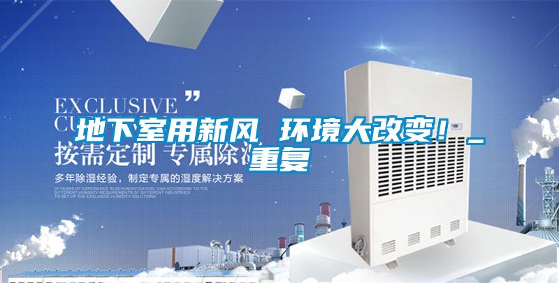 地下室用新風(fēng) 環(huán)境大改變！_重復