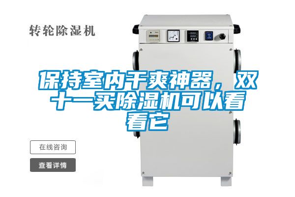 保持室內干爽神器，雙十一買(mǎi)除濕機可以看看它