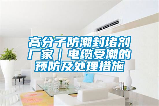 高分子防潮封堵劑廠(chǎng)家｜電纜受潮的預防及處理措施