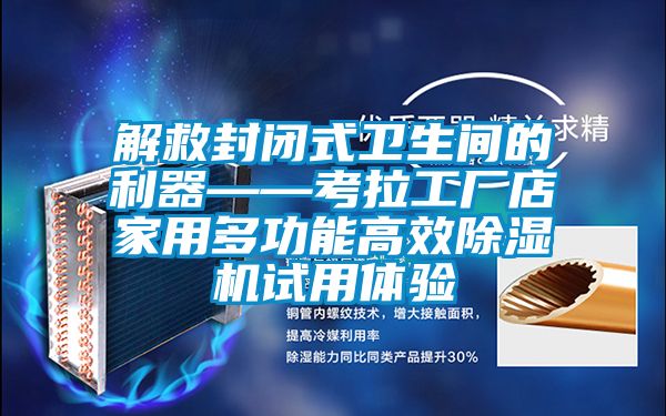 解救封閉式衛生間的利器——考拉工廠(chǎng)店家用多功能高效除濕機試用體驗