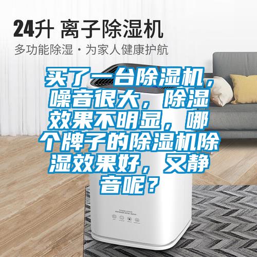 買(mǎi)了一臺除濕機，噪音很大，除濕效果不明顯，哪個(gè)牌子的除濕機除濕效果好，又靜音呢？