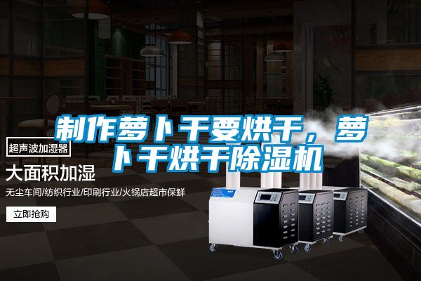 制作蘿卜干要烘干，蘿卜干烘干除濕機