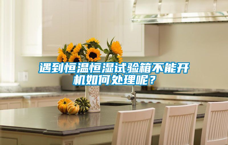 遇到恒溫恒濕試驗箱不能開(kāi)機如何處理呢？