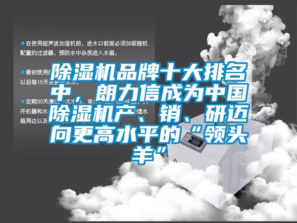 除濕機品牌十大排名中，朗力信成為中國除濕機產(chǎn)、銷(xiāo)、研邁向更高水平的“領(lǐng)頭羊”