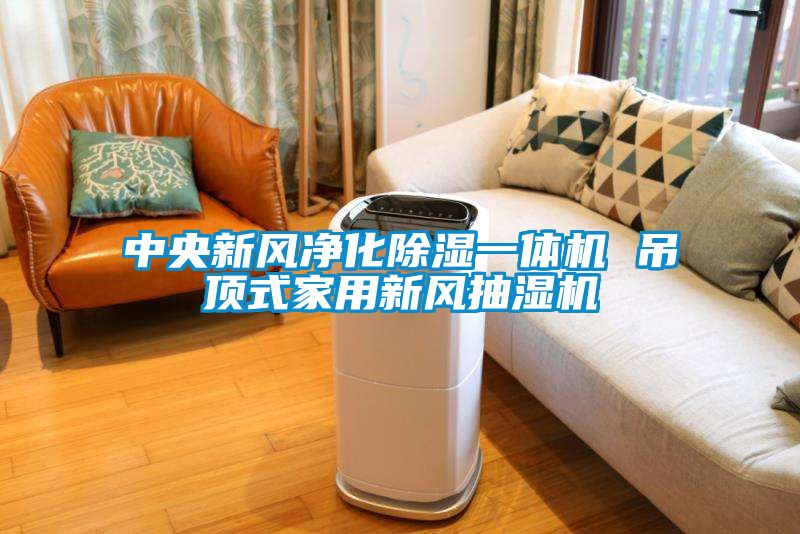 中央新風(fēng)凈化除濕一體機 吊頂式家用新風(fēng)抽濕機